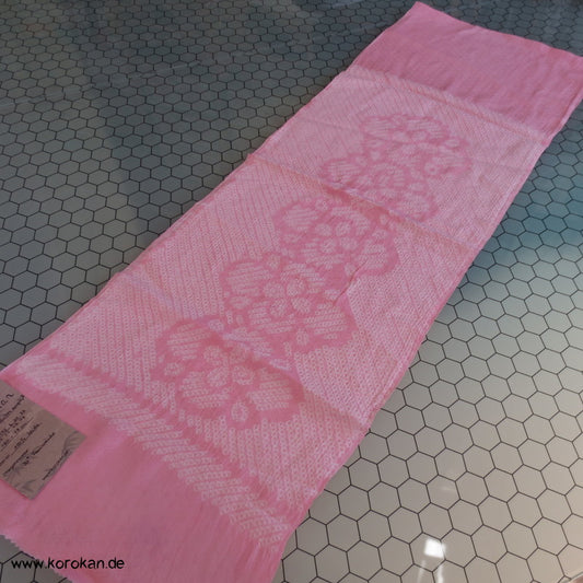 Shibori ausgebügelte Blüten Obiage