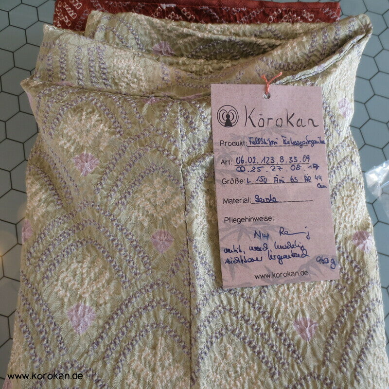 Full Shibori Segaiha Wellen Farbverlauf Tsukesage Kimono