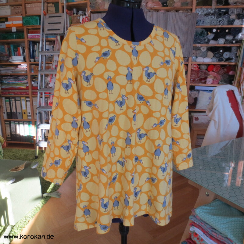 Baumwolljersey Dodo Langarm Shirt A Linie, Gr. L
