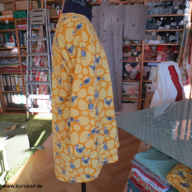Baumwolljersey Dodo Langarm Shirt A Linie, Gr. L