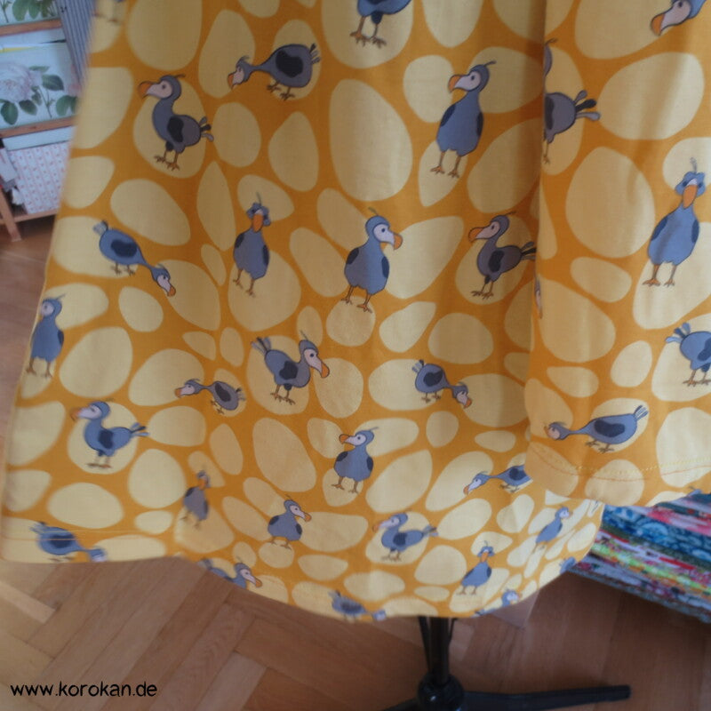 Baumwolljersey Dodo Langarm Shirt A Linie, Gr. L