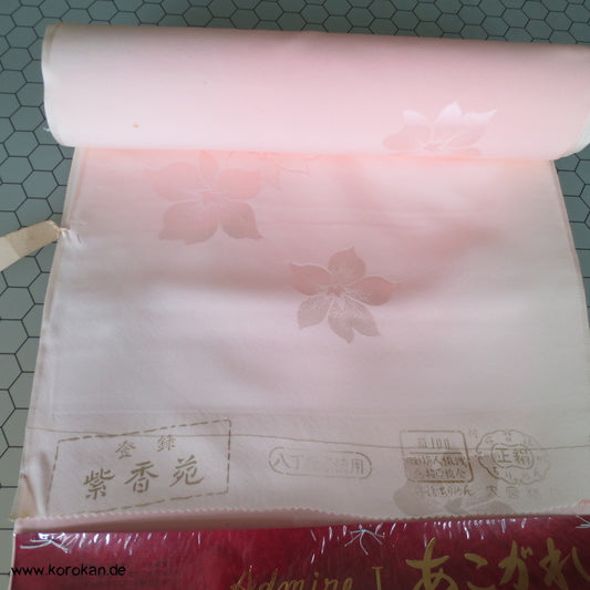 Blüten Rinzu Damast Juban Futterseide Tanmono