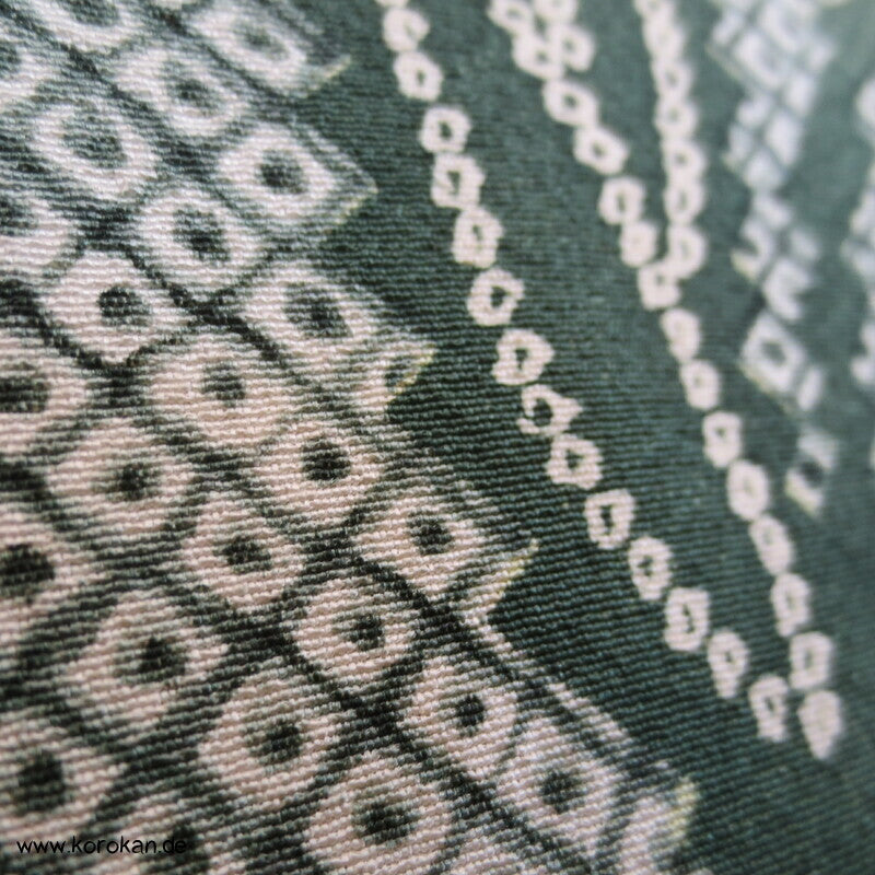 Grashalme Kanoko Dot Haori Kimono Jacke, mit Himo