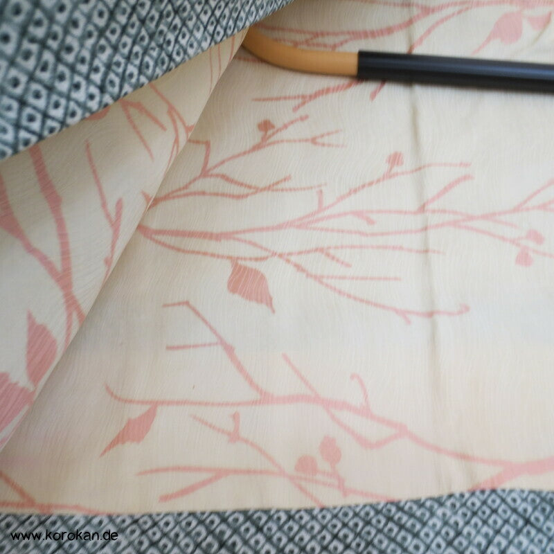 Grashalme Kanoko Dot Haori Kimono Jacke, mit Himo