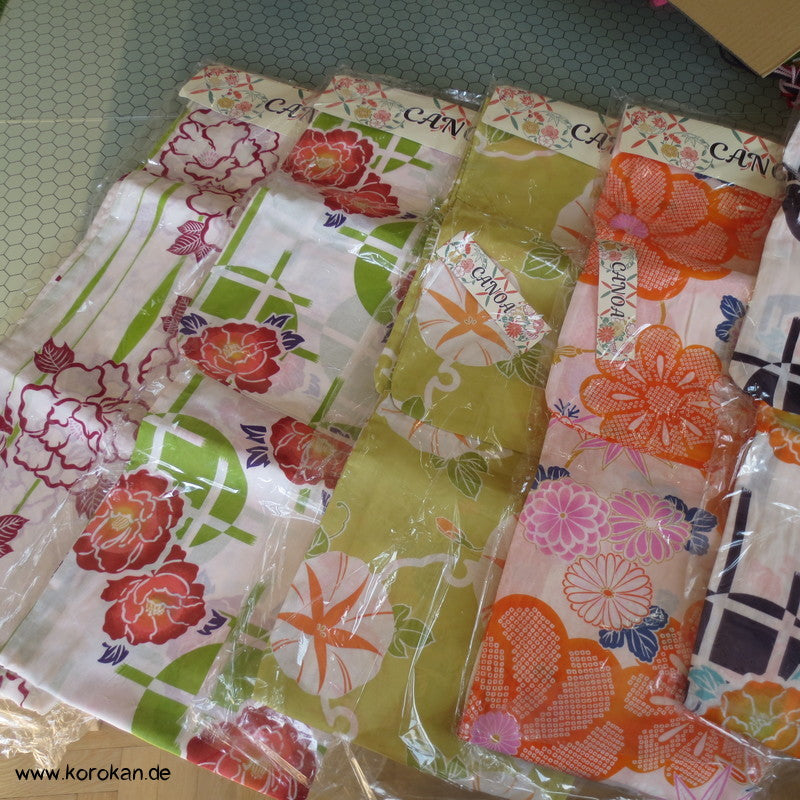 Canoa Yukata Sommer Kimono, reine Baumwolle, neu und originalverpackt