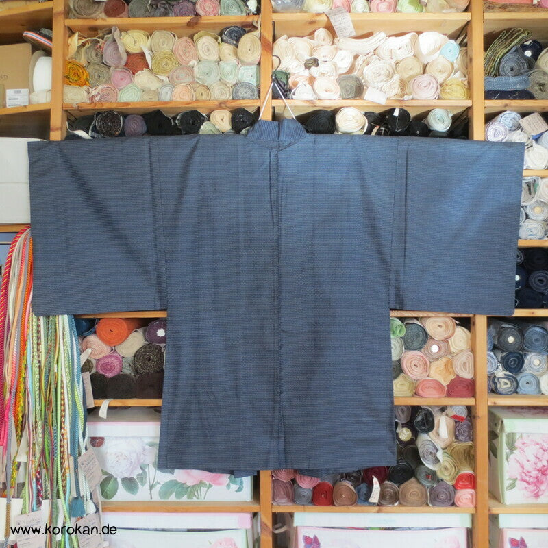 Kikko Kasuri Seiden Tsumugi Haori Jacke, Wasserrad