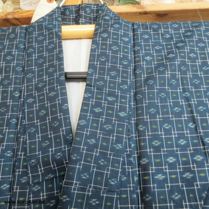 Woll Kasuri Kreuze Komon Kimono