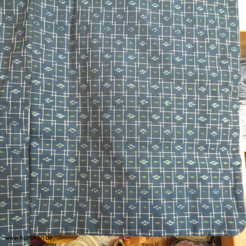 Woll Kasuri Kreuze Komon Kimono