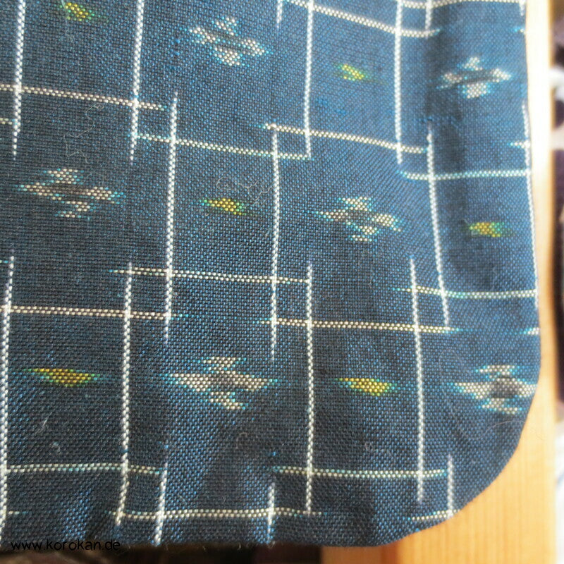 Woll Kasuri Kreuze Komon Kimono