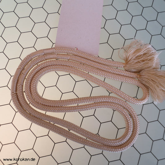 beige Kordel Obijime