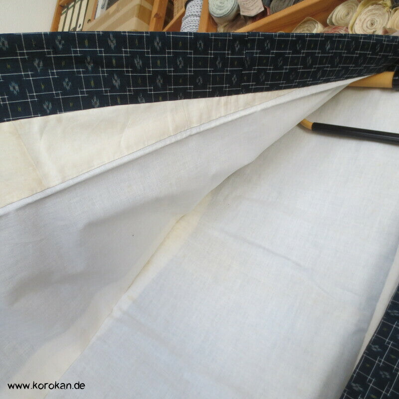 Woll Kasuri Kreuze Komon Kimono