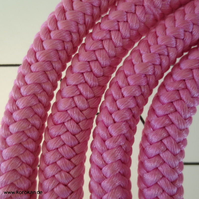 pink - weißer Kordel Obijime, Troddel mit Farbverlauf