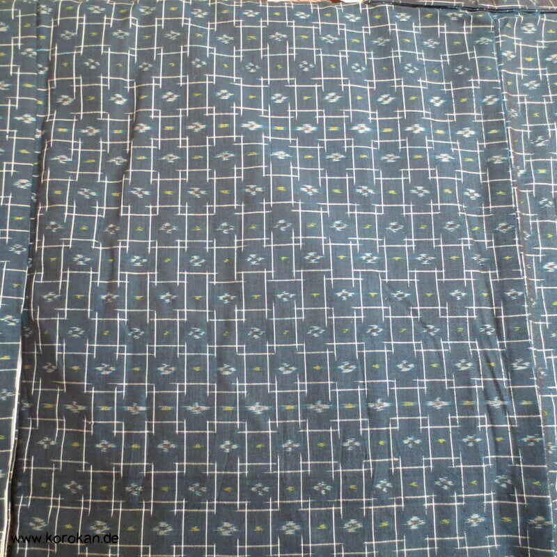 Woll Kasuri Kreuze Komon Kimono
