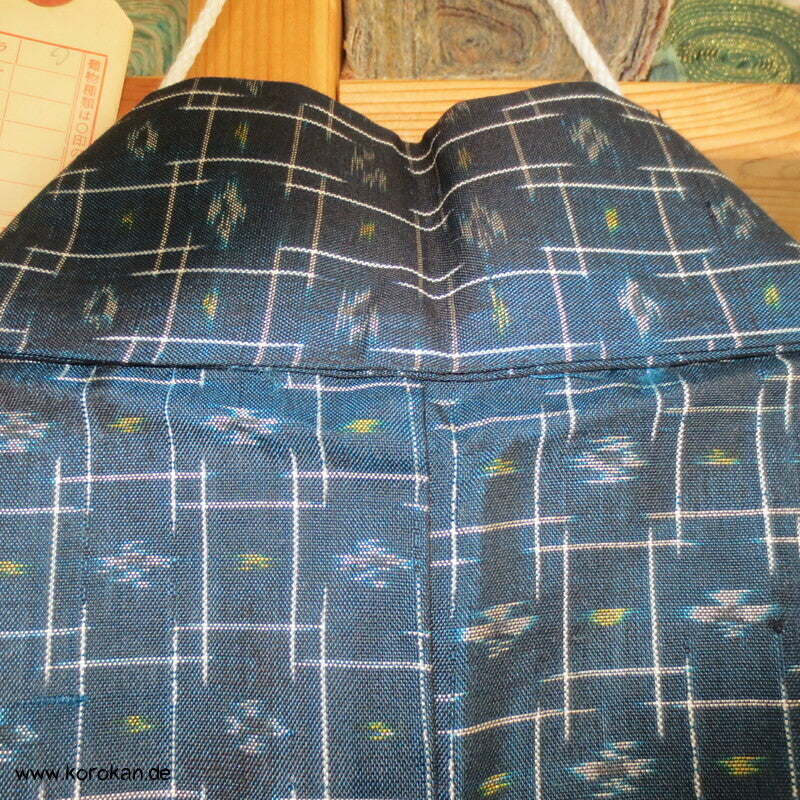 Woll Kasuri Kreuze Komon Kimono