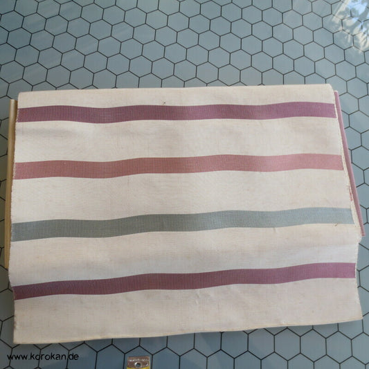 bunte Streifen Vintage Nagoya Obi Seidenrips Kimonogürtel