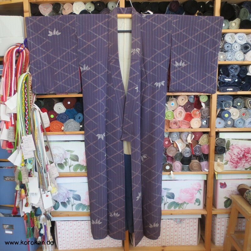 Bambusgitter, Lurexnadelstreifen Komon Kimono