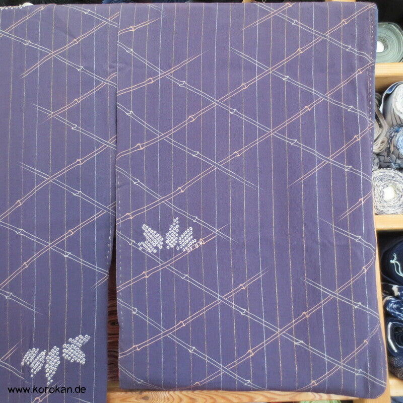 Bambusgitter, Lurexnadelstreifen Komon Kimono