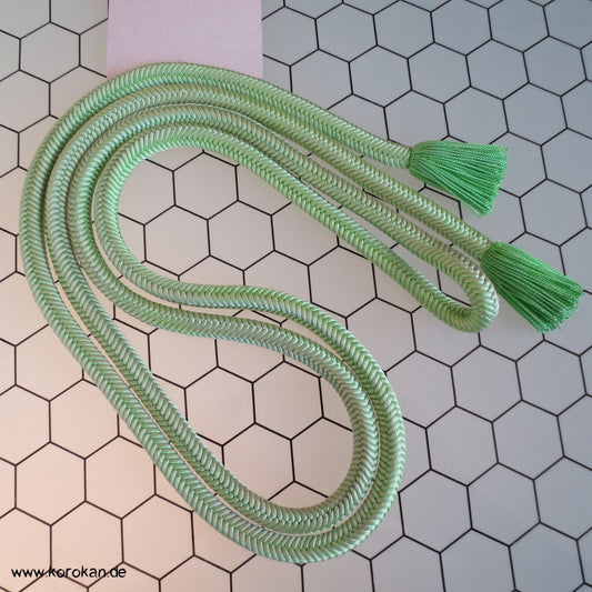 hellgrüner Kordel Obijime, besondere Troddeln