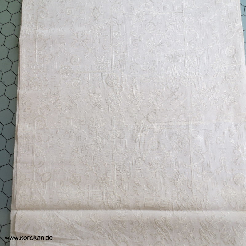 natur Kakeshita Hochzeits Kimono Seiden Matelassé