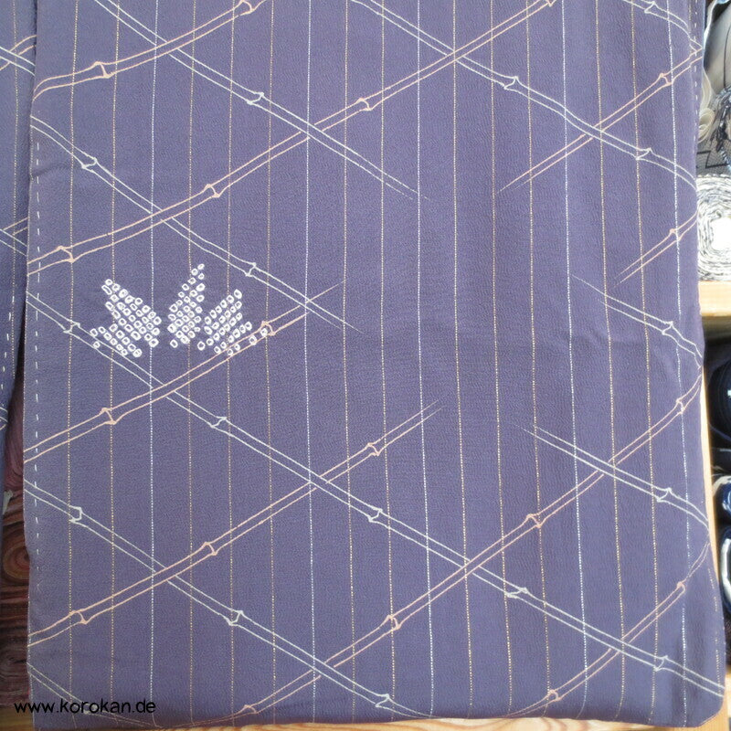 Bambusgitter, Lurexnadelstreifen Komon Kimono