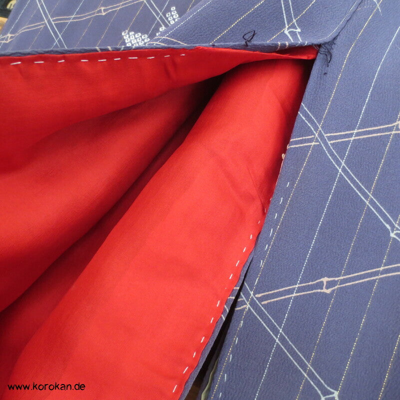 Bambusgitter, Lurexnadelstreifen Komon Kimono