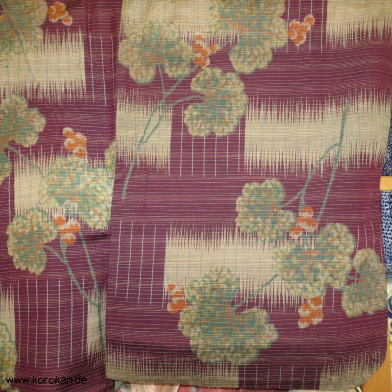 Meisen Seide längere Haori Kimono Jacke - antik