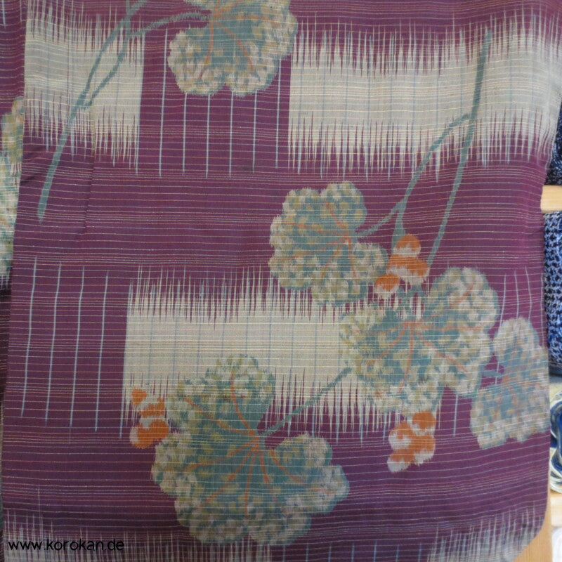 Meisen Seide längere Haori Kimono Jacke - antik