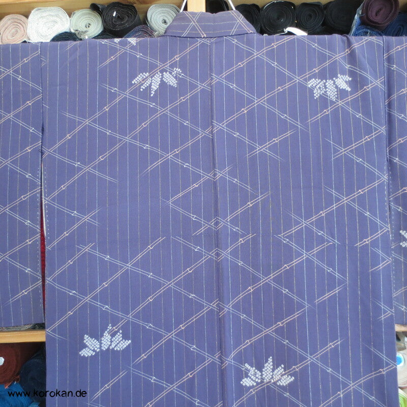 Bambusgitter, Lurexnadelstreifen Komon Kimono