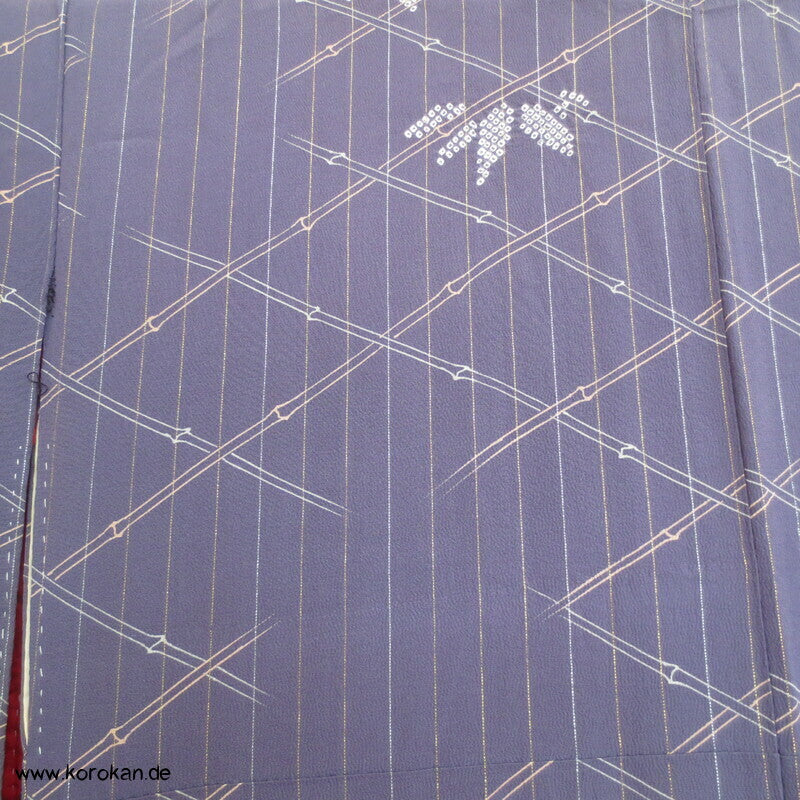 Bambusgitter, Lurexnadelstreifen Komon Kimono
