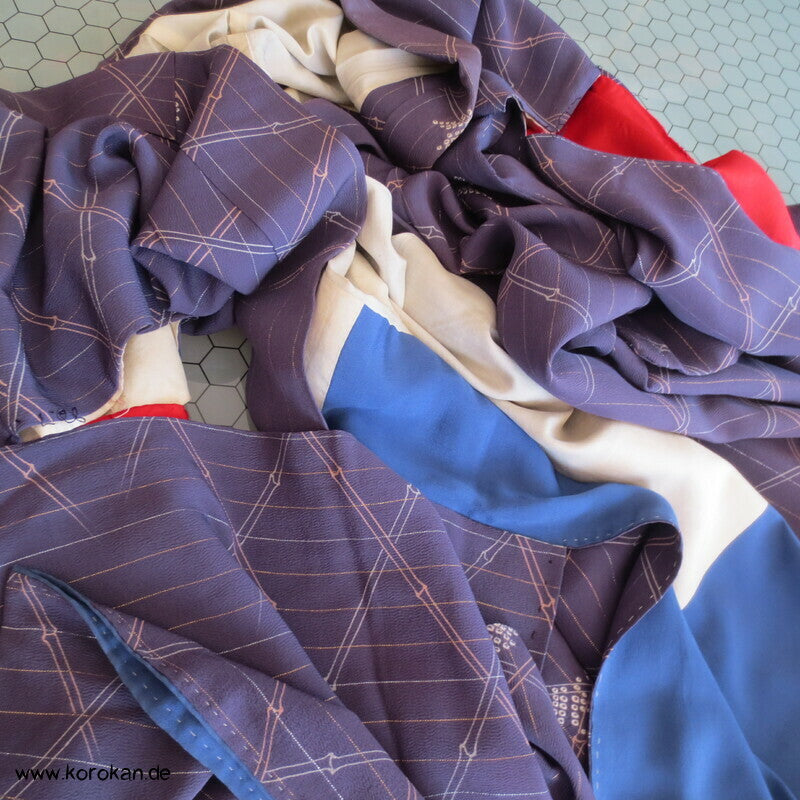 Bambusgitter, Lurexnadelstreifen Komon Kimono