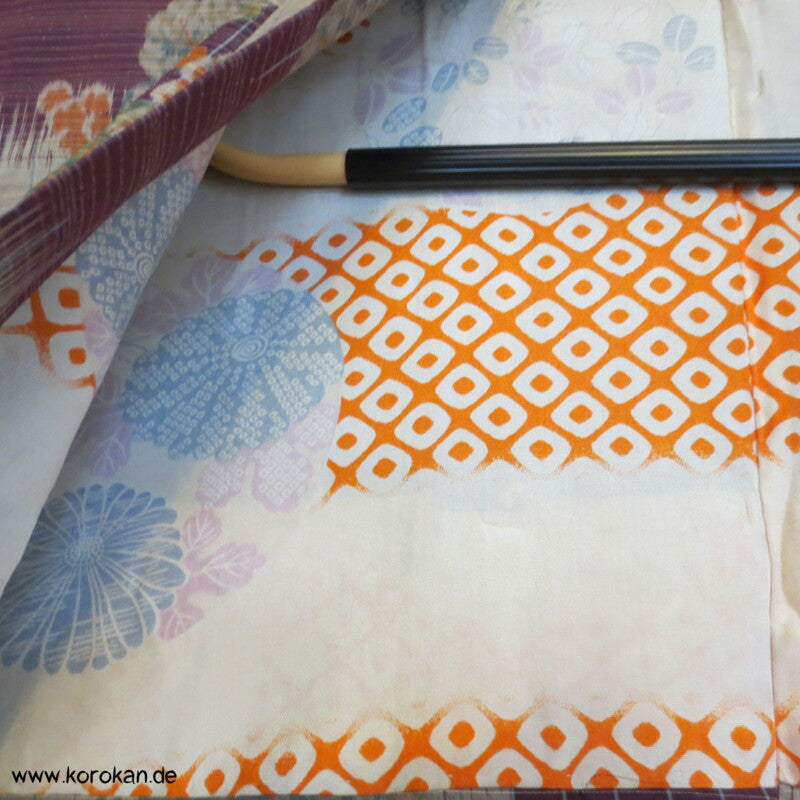 Meisen Seide längere Haori Kimono Jacke - antik