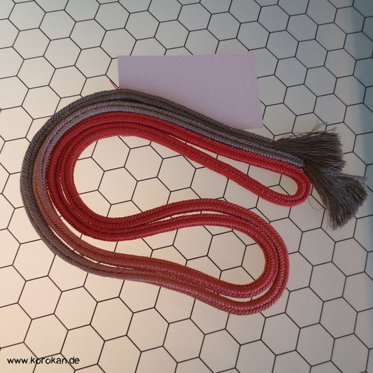 persimmon schlamm Kordel Obijime - quadratischer Querschnitt