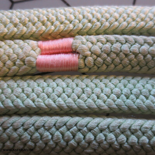 jade rosa umwickelter Obijime, Seide,
