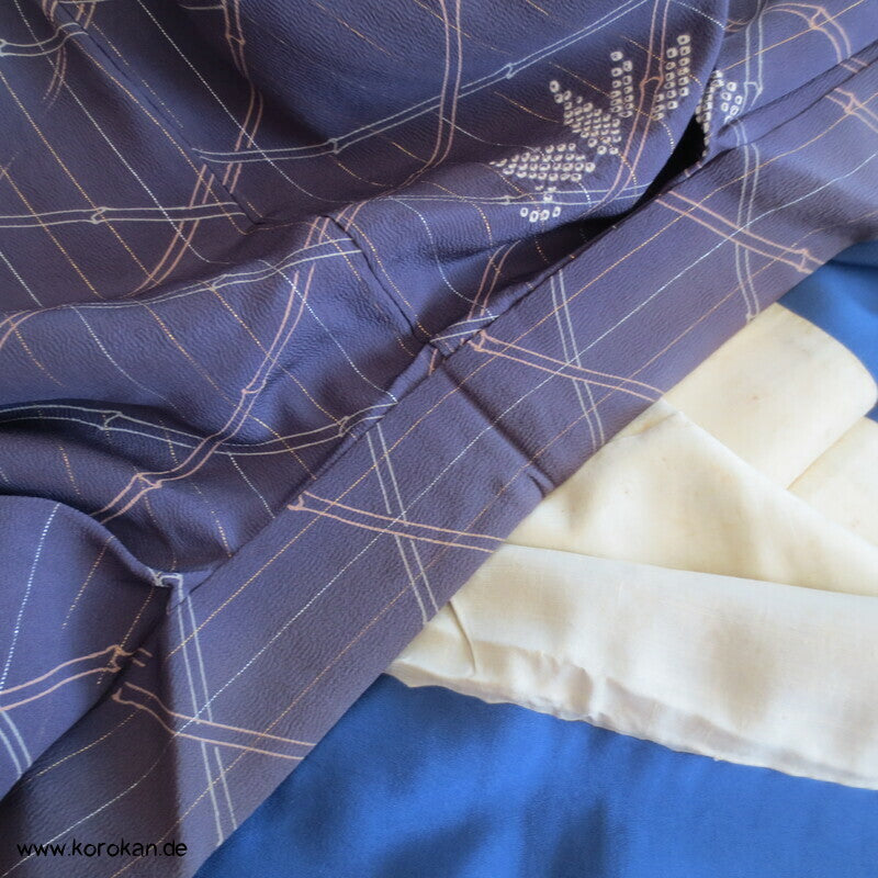 Bambusgitter, Lurexnadelstreifen Komon Kimono