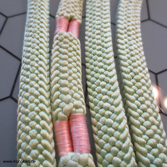 jade rosa umwickelter Obijime, Seide,