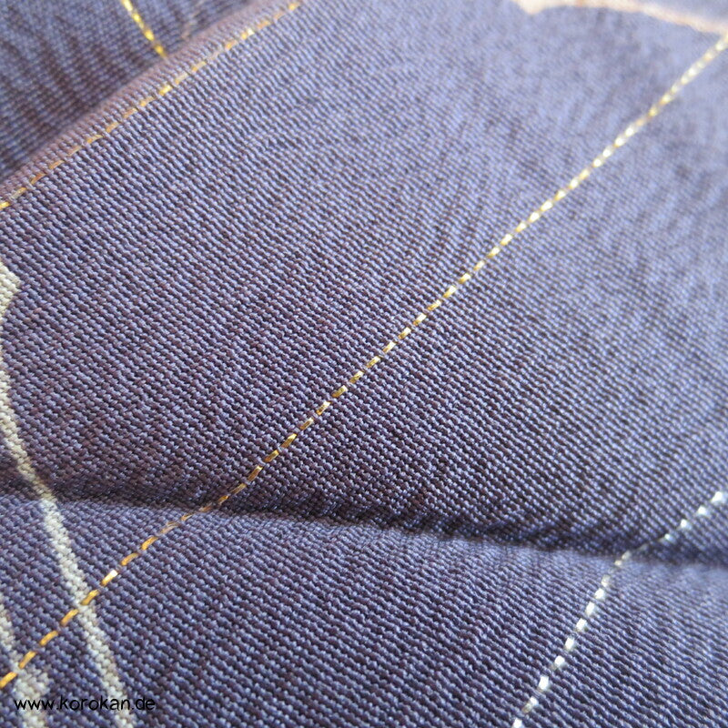 Bambusgitter, Lurexnadelstreifen Komon Kimono