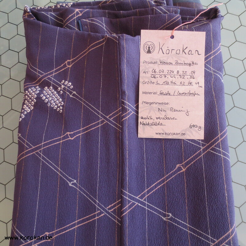 Bambusgitter, Lurexnadelstreifen Komon Kimono