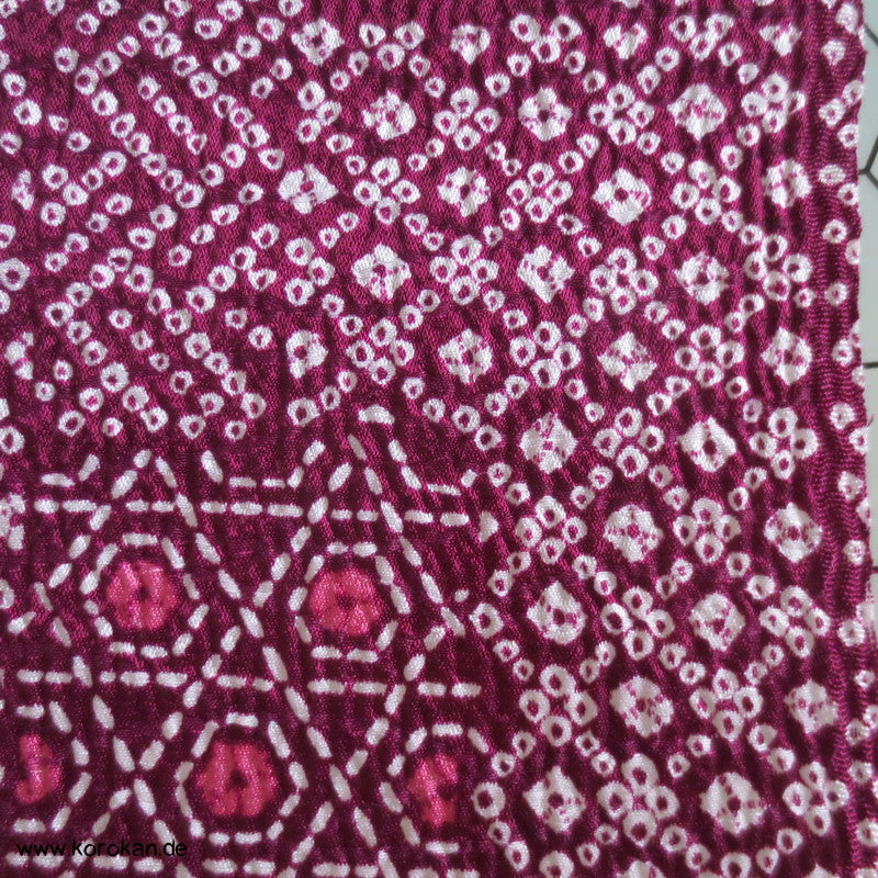 Kiribame Patchwork Shibori Imitat Stoff - Acetat mit Nylon