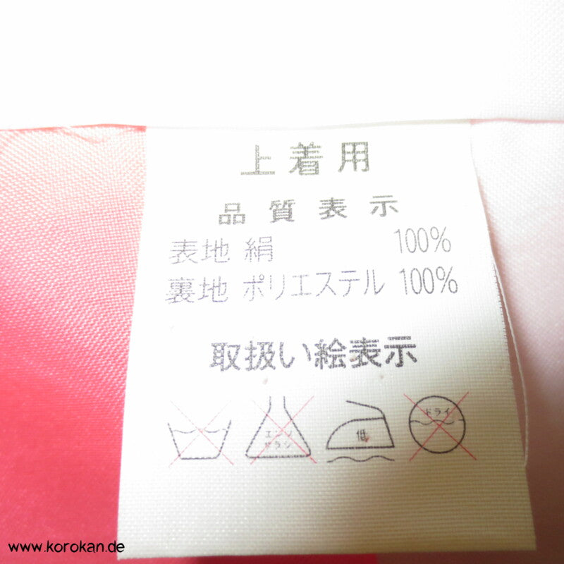 kleine Mädchen Shichigosan / Tauf Furisode - Temaribällen