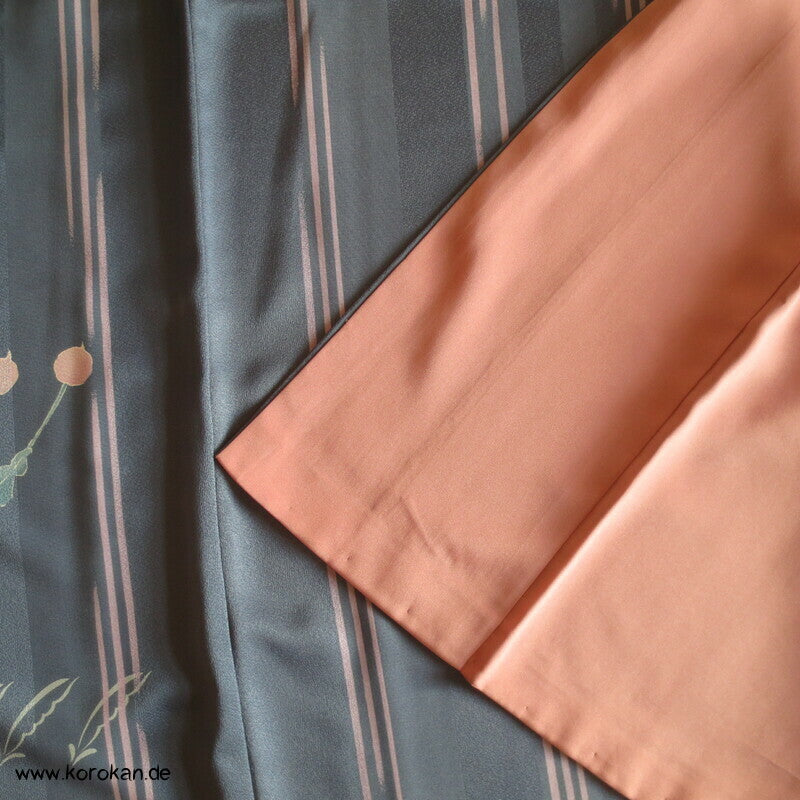 Daikon und Edamame, Streifen Komon Kimono