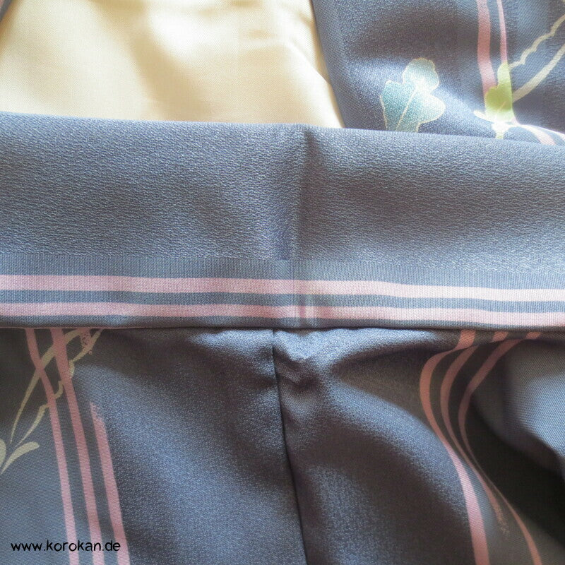 Daikon und Edamame, Streifen Komon Kimono