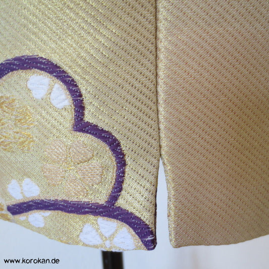 Ume Blüten Ichikura Brokat Bleistiftrock