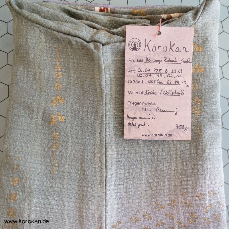 Bokashi Farbverlauf, Weiden, Fächer Homongi Kimono