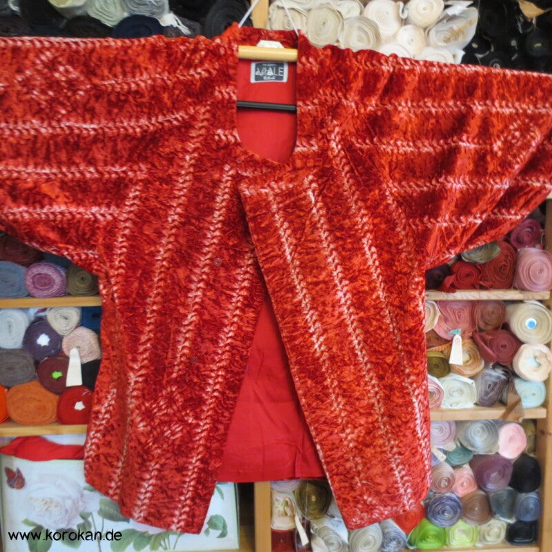Viale Budo Shibori Crash Samt Michiyuki Raglanjacke