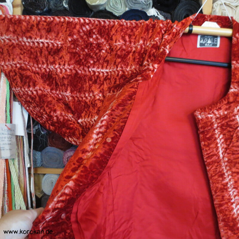 Viale Budo Shibori Crash Samt Michiyuki Raglanjacke