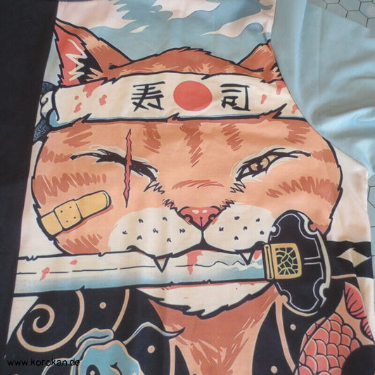 Piratenkatzen Neko T Shirt Gr. L