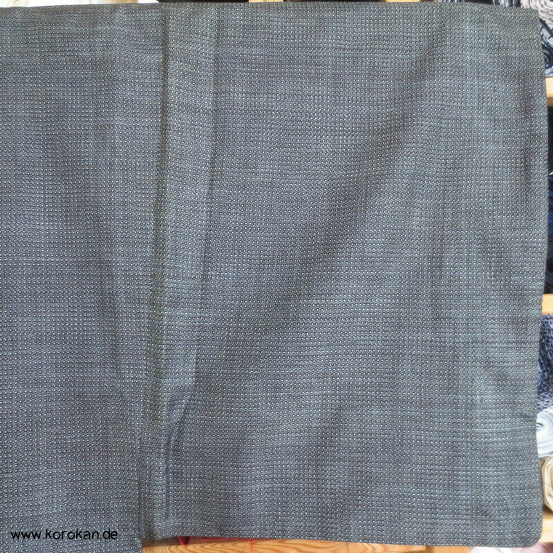 blau weiße Tsumugi Seide Kasuri Haori, Musterfutter