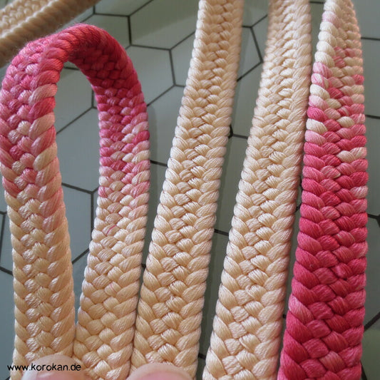 rosa Koifarbener Obijime, Seide