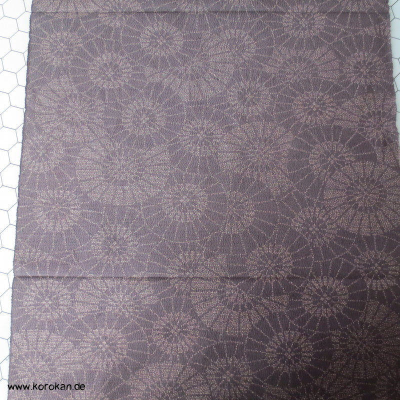 Bangasa Papierschirme Kasuri Wolle / Seide Kimono Stoff