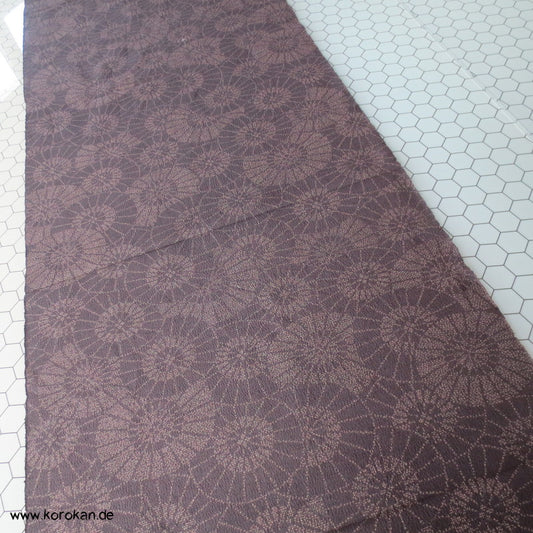 Bangasa Papierschirme Kasuri Wolle / Seide Kimono Stoff